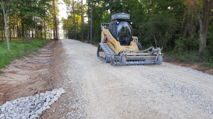 Material hauling articulated dump truck TX