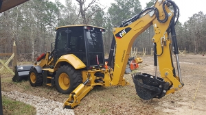 Site preparation building pad Texas